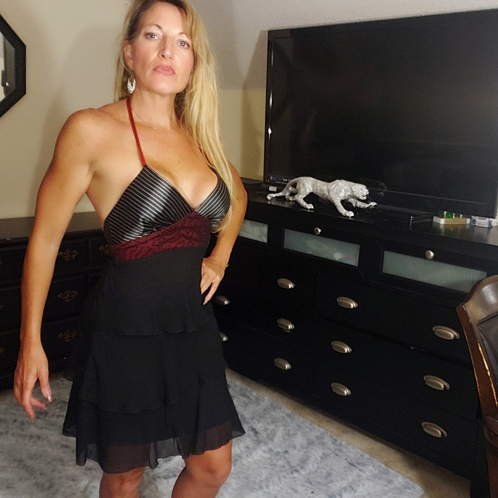 Charlotte Russe | Red & Black Sexy Dress Medium